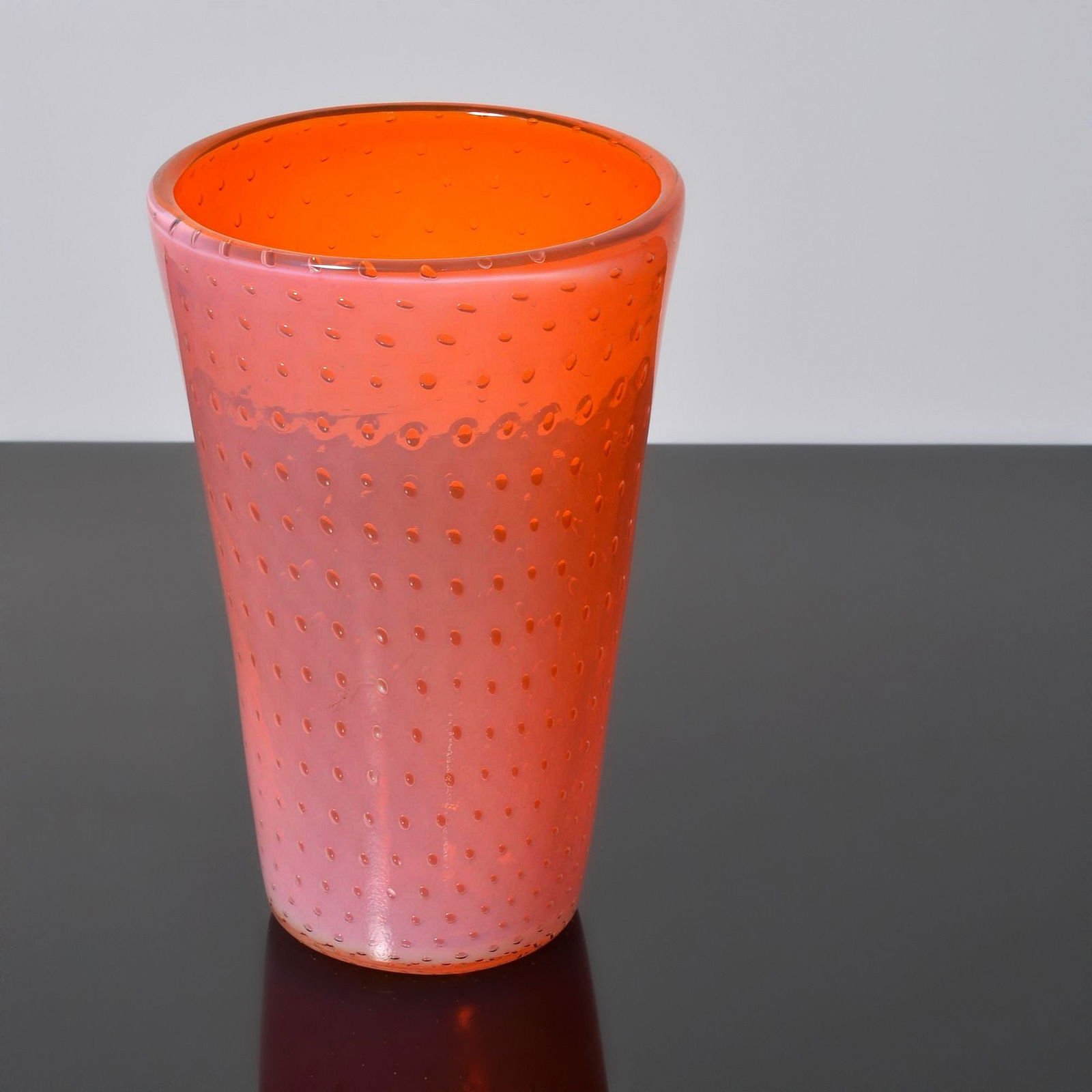 Large Fratelli Toso OPALINO Vase, Murano (1 of 11)