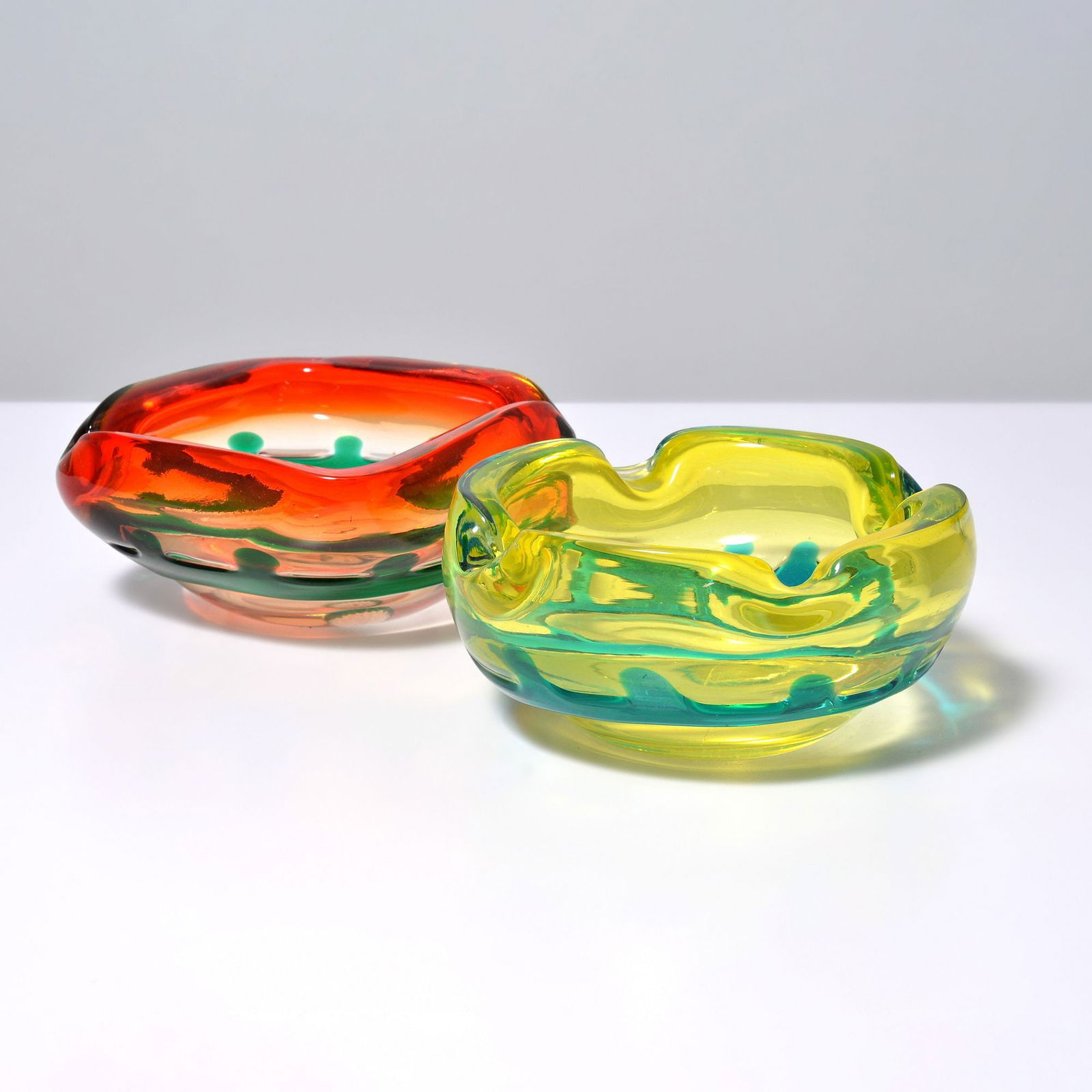 2 Fratelli Toso Bowls / Ashtrays, Murano (1 of 11)