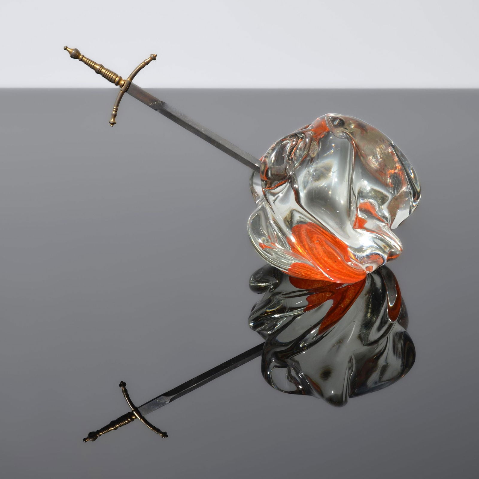 Fratelli Toso EXCALIBUR Paperweight & Letter Opener, Murano (1 of 12)