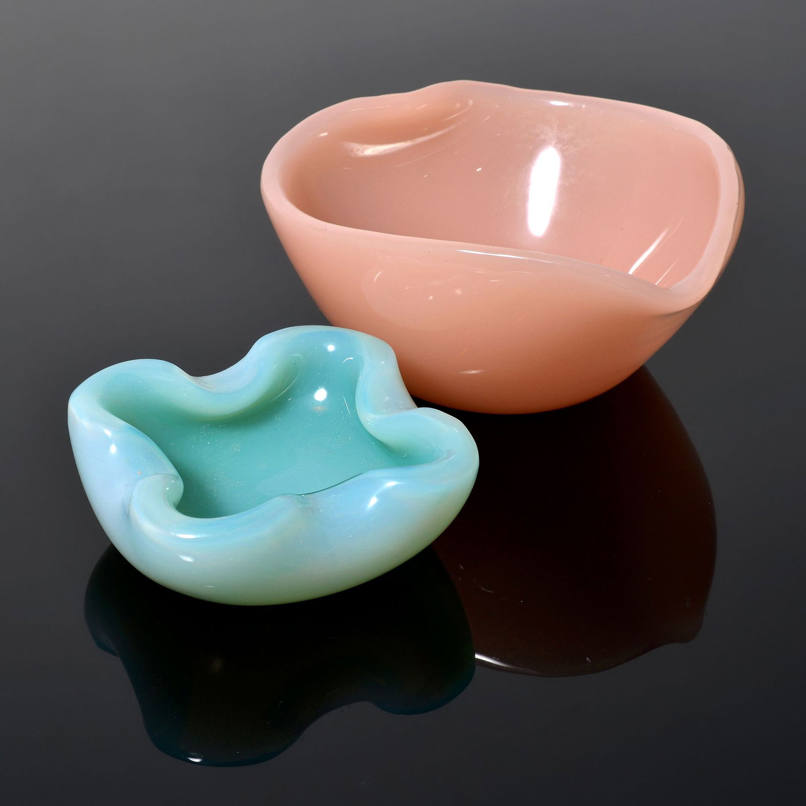 2 Archimede Seguso ALABASTRO Bowls / Ashtrays, Murano (1 of 10)