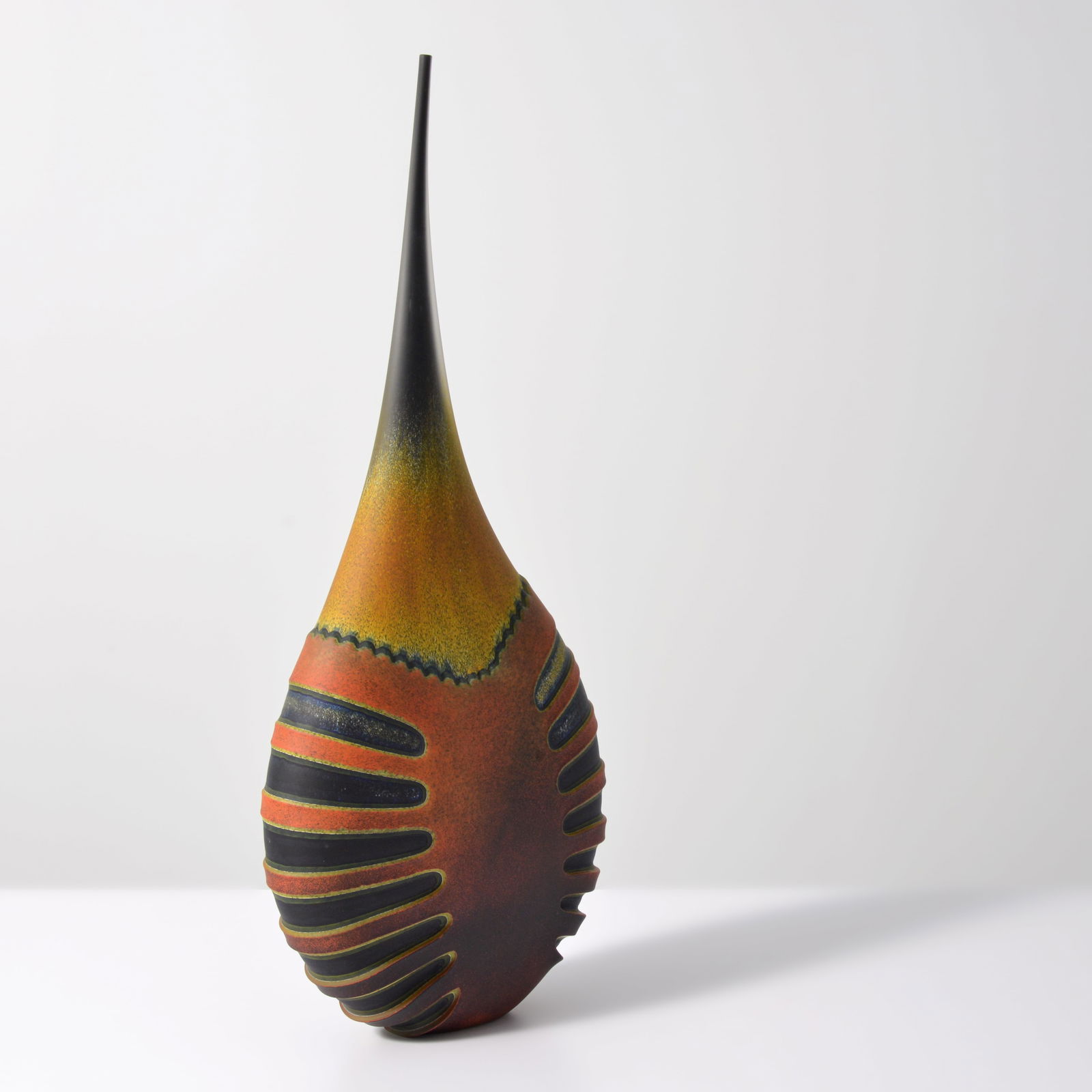 Large John Miller RIB CAGE Vase / Vessel, 31.25"H (1 of 8)