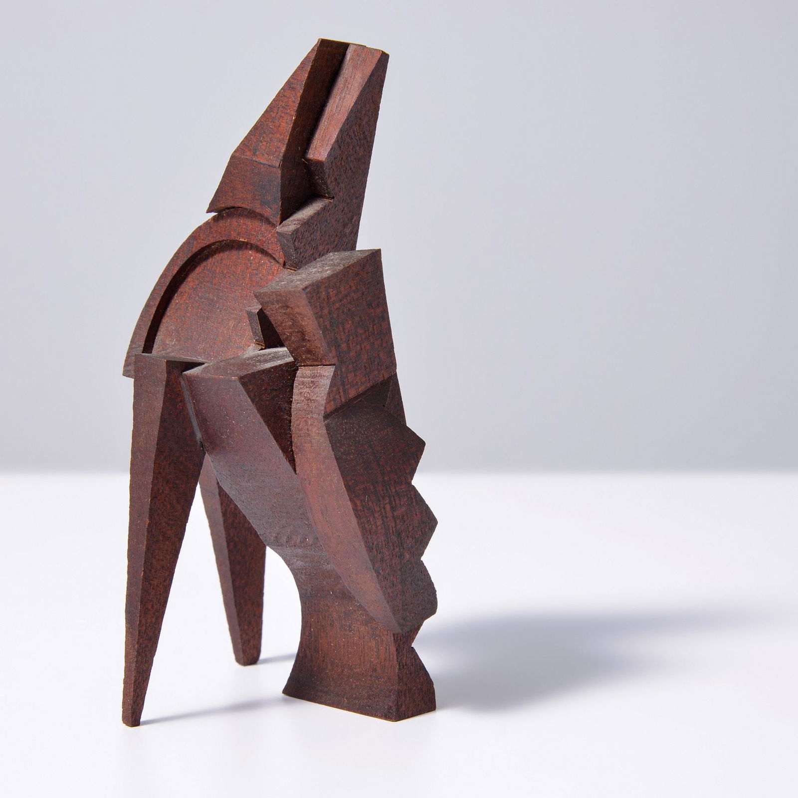 Mel Kendrick Mahogany Sculpture (1 of 7)