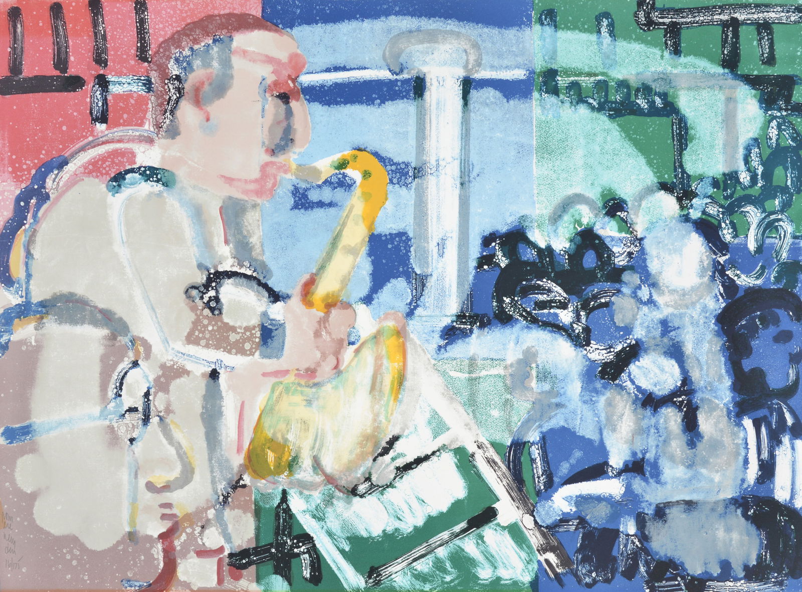 Romare Bearden BIRDLAND / STOMP TIME Lithograph (1 of 4)