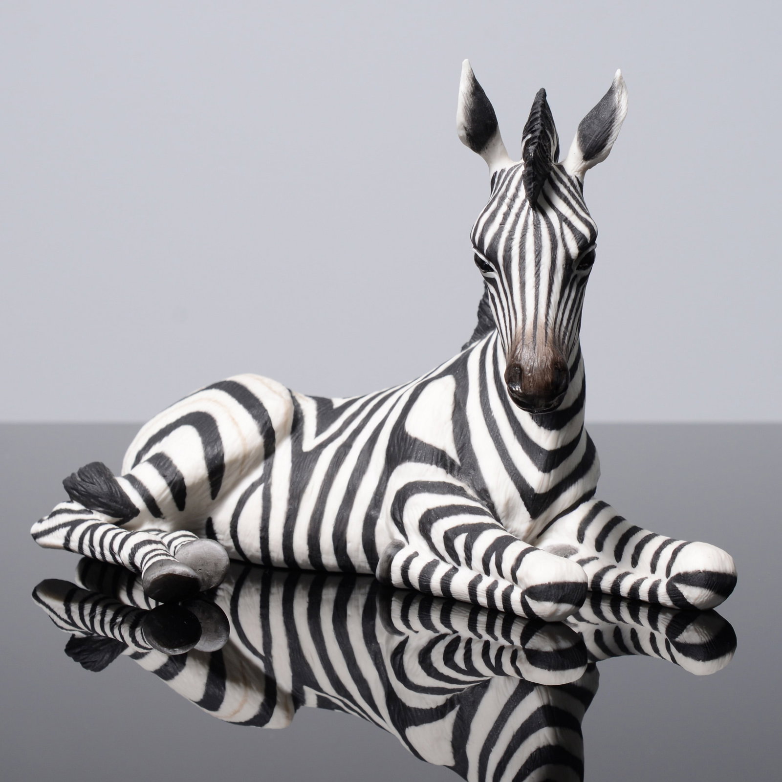 Edward Marshall Boehm Porcelain Zebra Figurine (1 of 7)