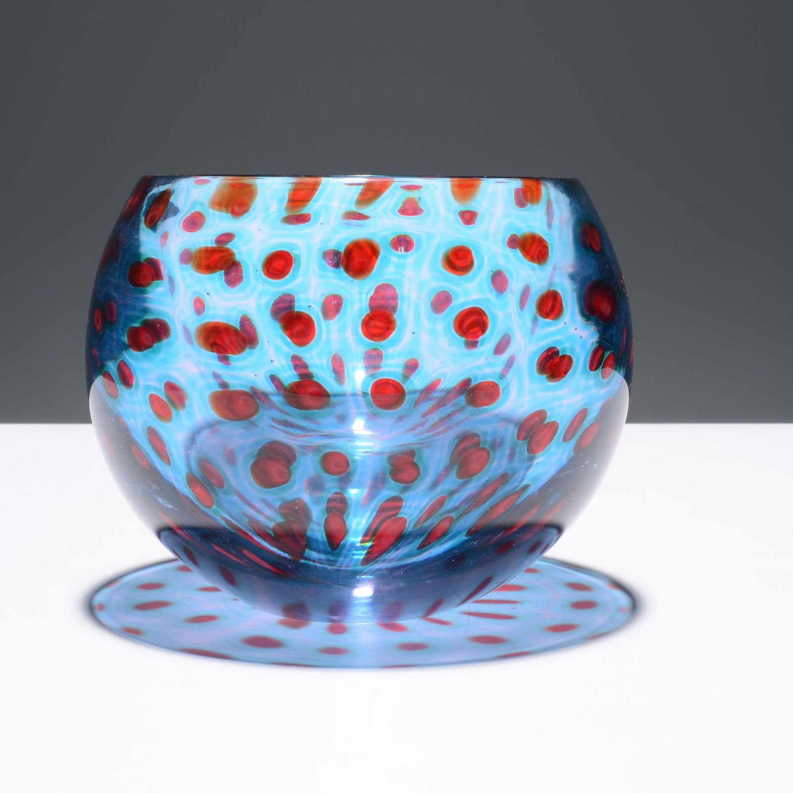 Antonio Da Ros a MURRINE Bowl, Murano: Artist/Designer; Manufacturer: Antonio Da Ros (Italian, 1936-2012); Cenedese (Italy)Marking(s); notes: no marking(s) apparentMaterials: glassDimension