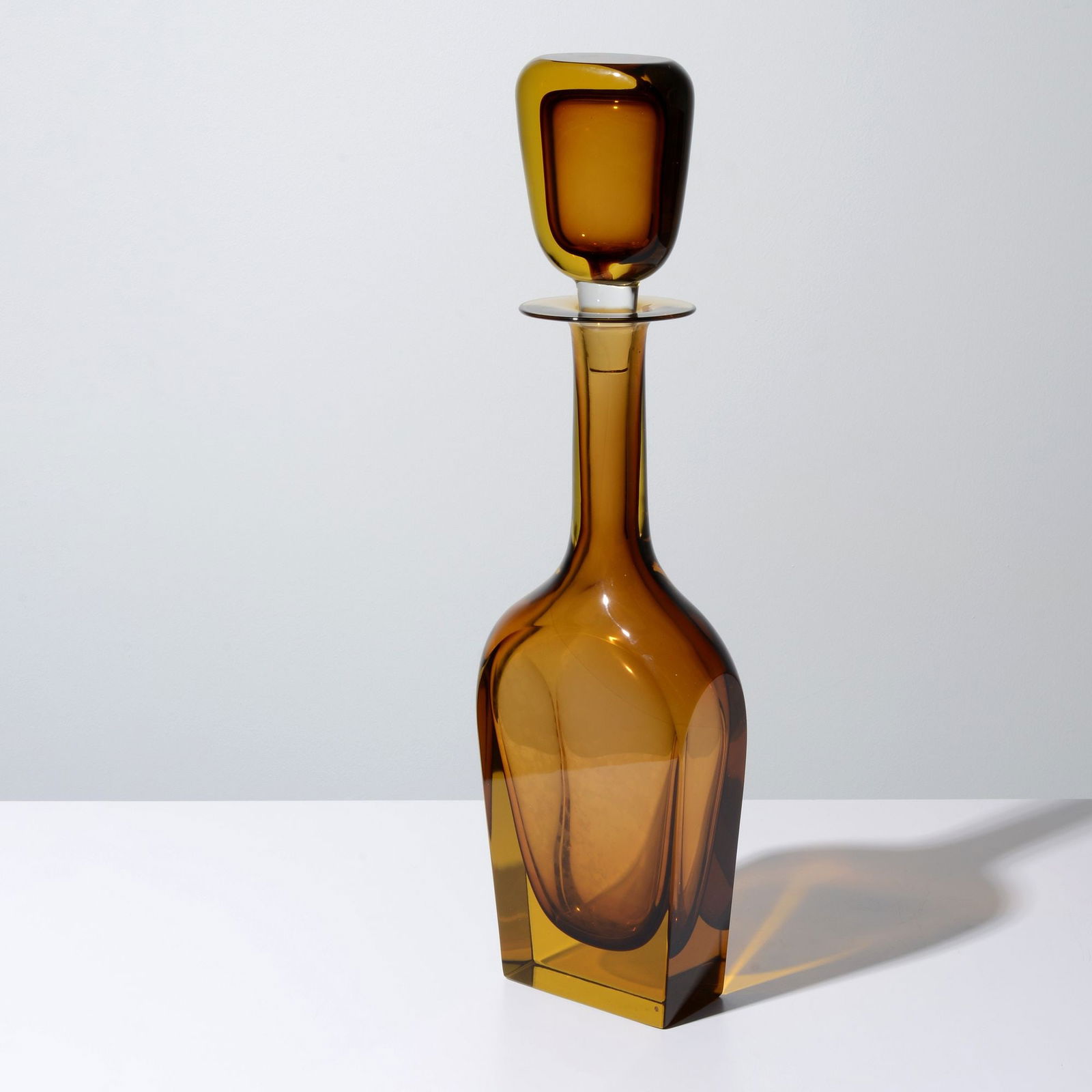 Monumental Flavio Poli SOMMERSO Decanter, 26.5"H, Murano (1 of 7)