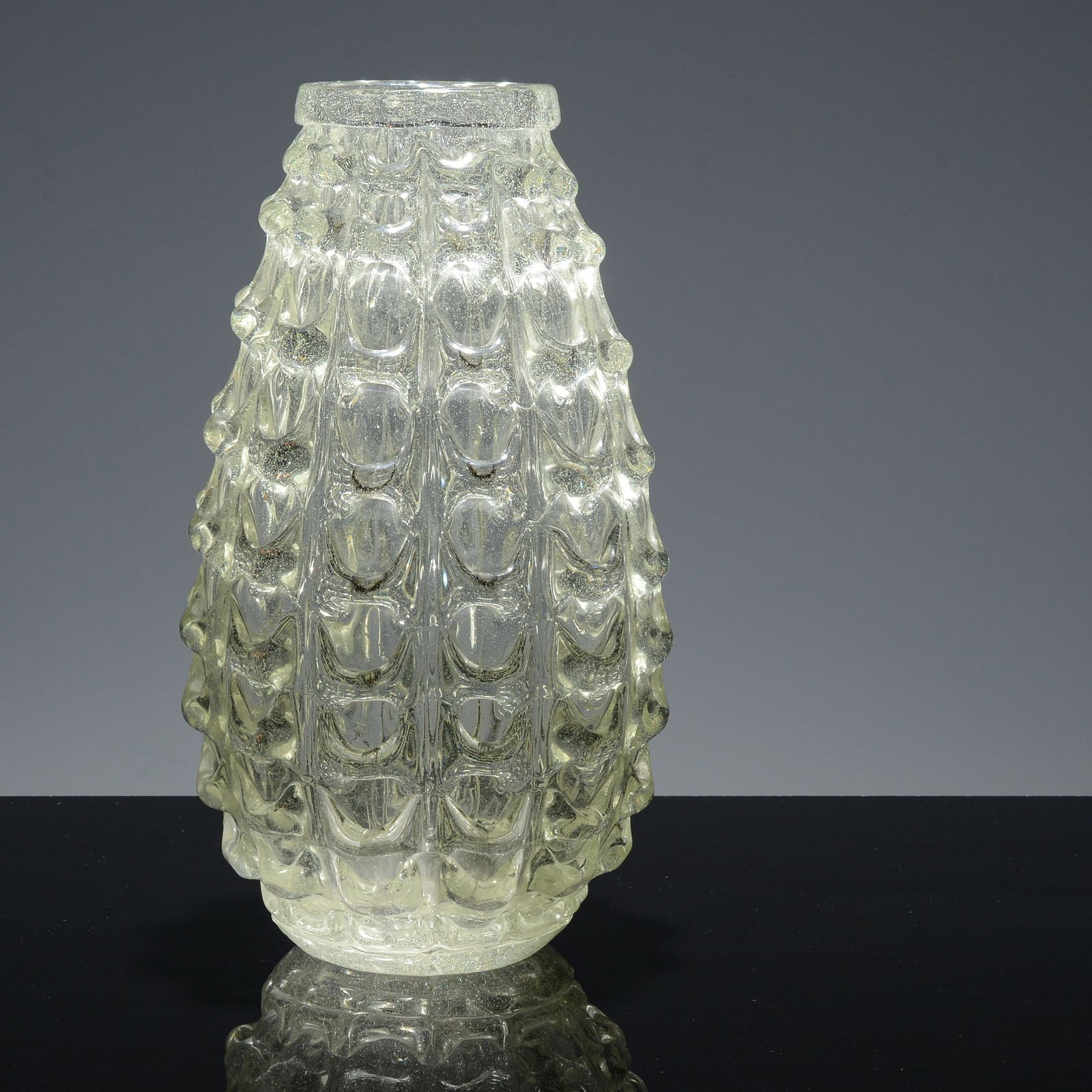 Large Murano Vase Attributed to Ercole Barovier, 14.5"H (1 of 6)