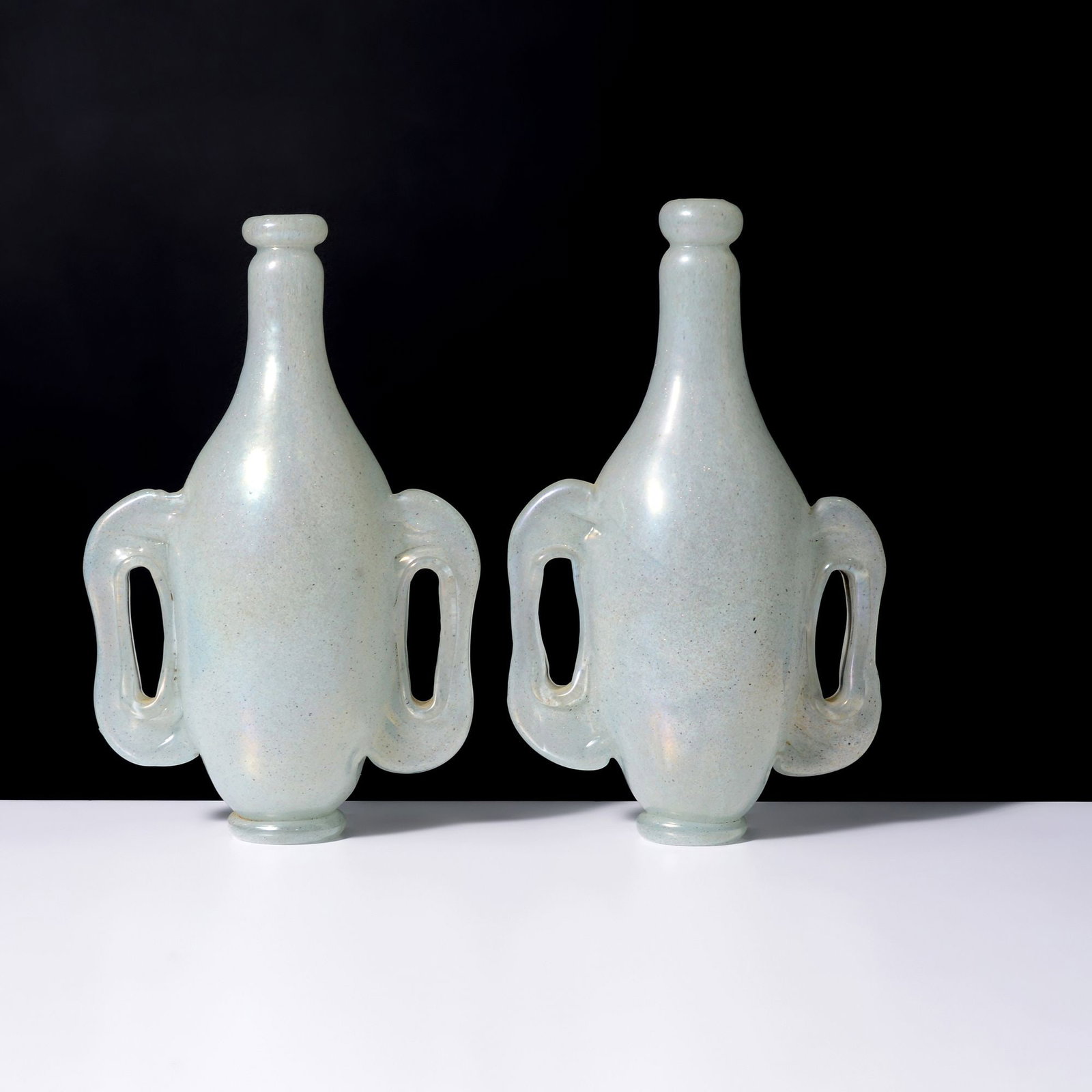 Pair of Ercole Barovier EUGENEO Lamp Bases, Murano (1 of 15)