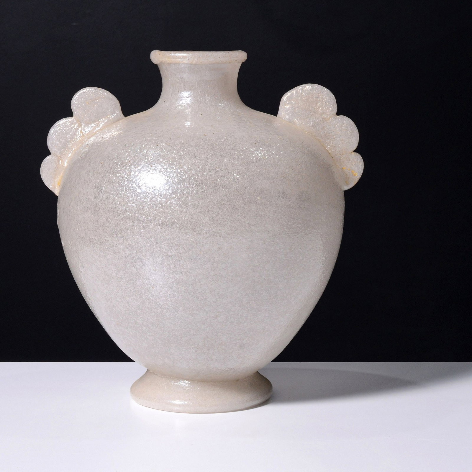 Large Romano Mazzega PULEGOSO Vase, Murano (1 of 8)