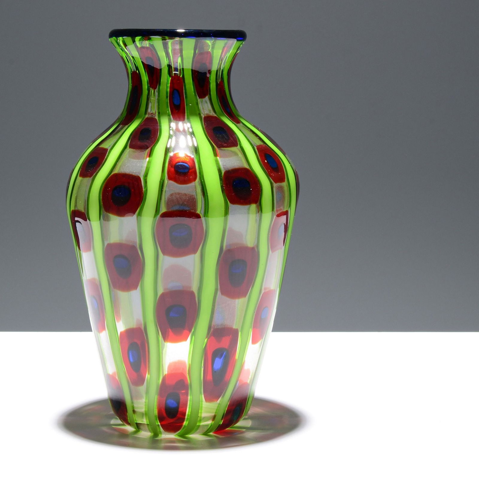 Anzolo Fuga TRANSENNATI Series Vase, Murano (1 of 6)