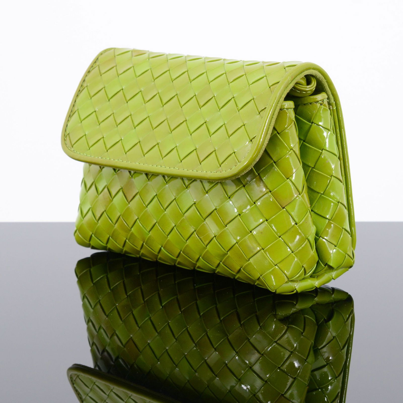 Bottega Veneta Green Mini Bag (1 of 12)