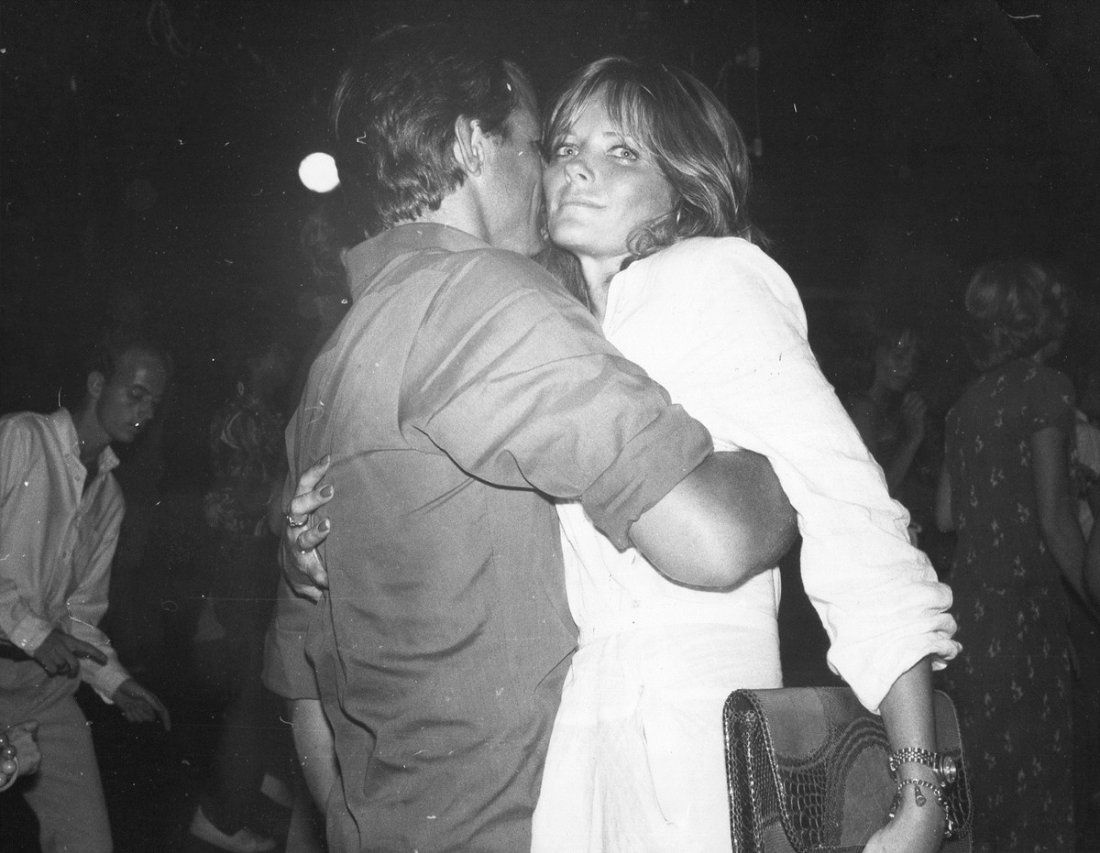 Beard, Tiegs, Lasser, Studio 54 Photos: Additional Information & Circa: Photo 1, 2: Peter Beard and Cheryl Tiegs dancing at Studio 54, 1978 (NY Daily News). Photo 3: Cheryl Tiegs and Louise Lasser at Studio 54, 1979 (AP). Interview Magazine