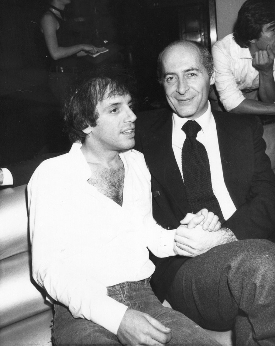 Rubell, Rossellini, Studio 54 Photos: Additional Information & Circa: Photo 1, 2: Steve Rubell and Franco Rossellini at Studio 54, 1979 (AP). Provenance: Estate of Steve Rubell Dimensions: 10"h, 8"w (#1-#2)
