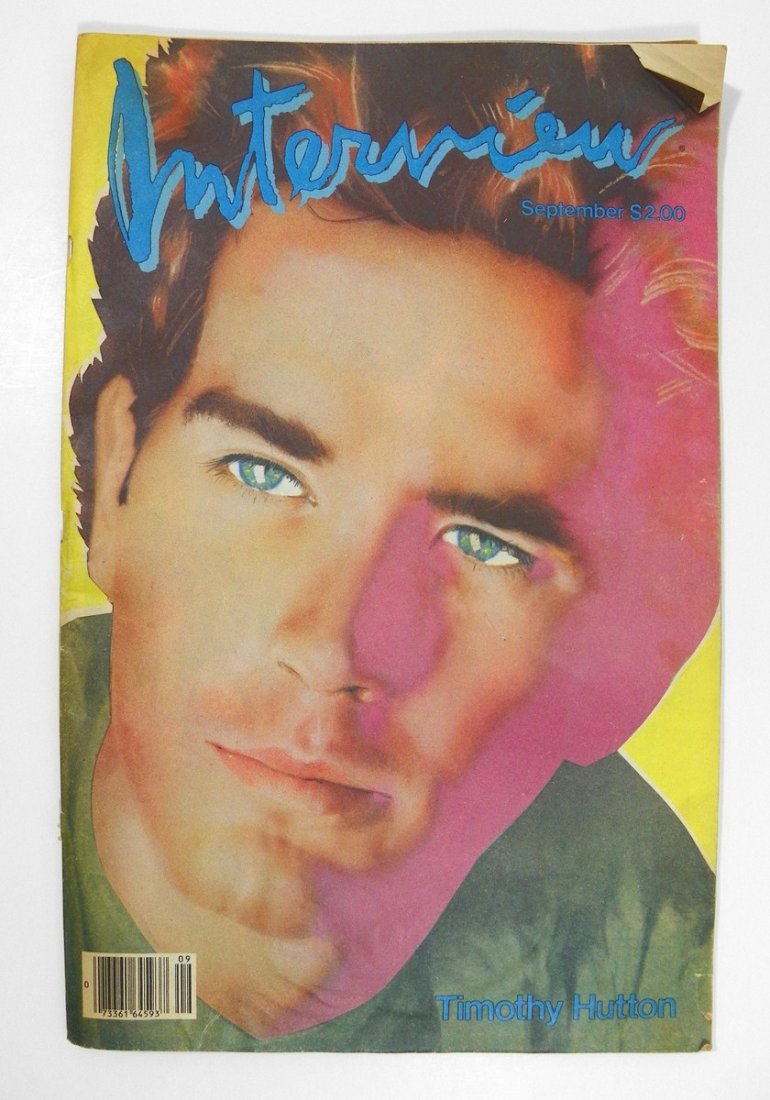 11 Interview Magazines: Additional Information & Circa: Eleven interview Magazines with cover celebrities including; Timothy Hutton, Nancy Reagan, Sissy Spacek, Phoebe Cates, Dianne Abbott, Brad Davis, Ziggy Marley and John