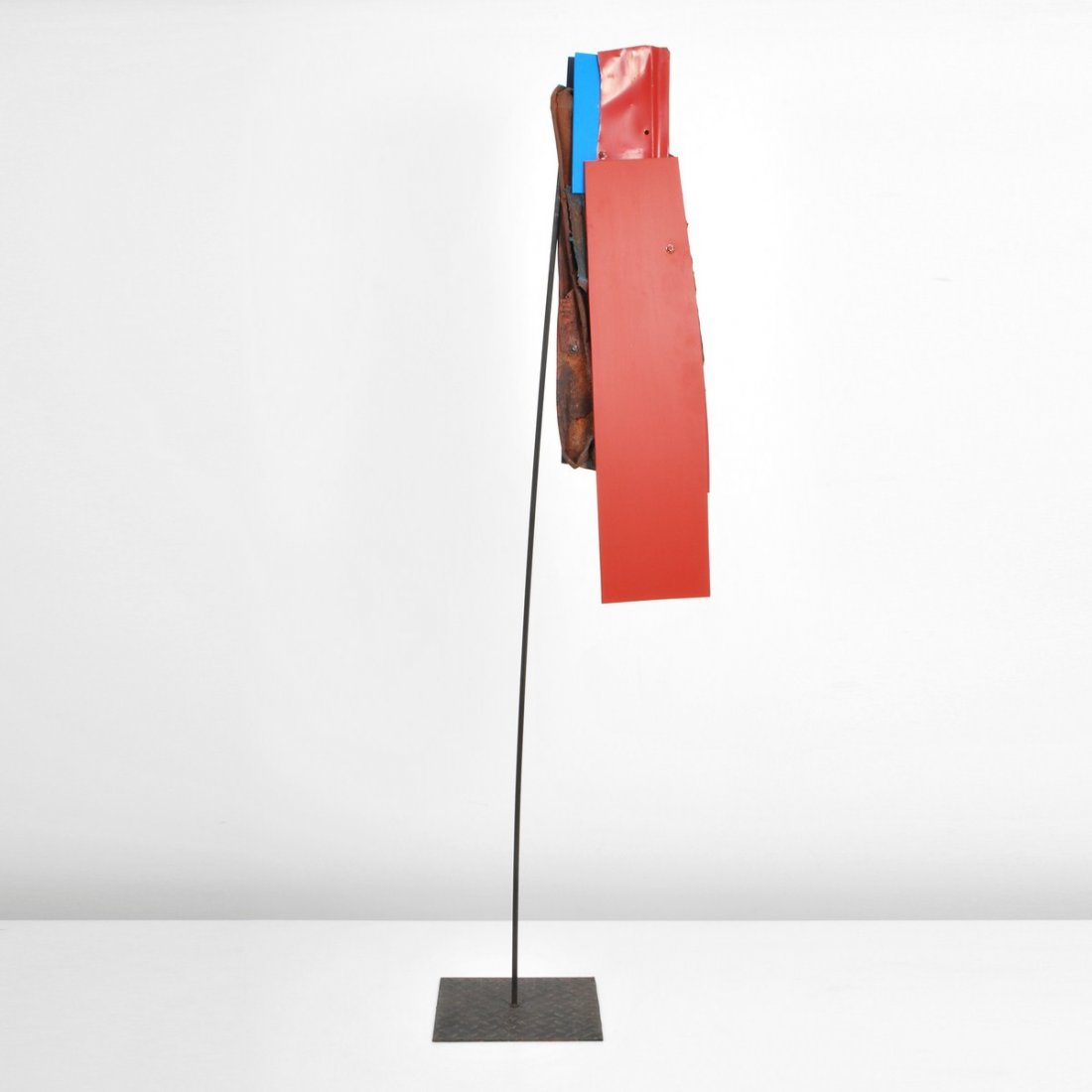 Large Susan Manspeizer "Two Sides..." Sculpture: Designer & Manufacturer: Susan Manspeizer Markings: gallery description states "signed" (unable to locate ) Country of Origin & Materials: American; polychrome wood, metal Additional Information & Cir