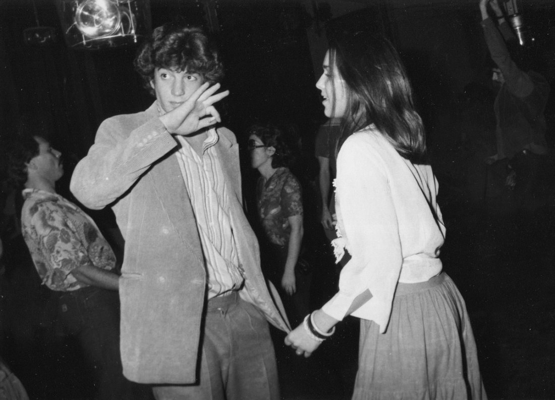 Kennedy Jr., Wood, St. Jacques, Studio 54 Photos: Additional Information & Circa: Photo 1, 2: John Kennedy Jr. dancing at Studio 54, 1977 (AP). Photo 3: Caroline Kennedy, Willie Woo and Sterling St. Jacques dancing at Studio 54. Photo 4, 5: John Kenn