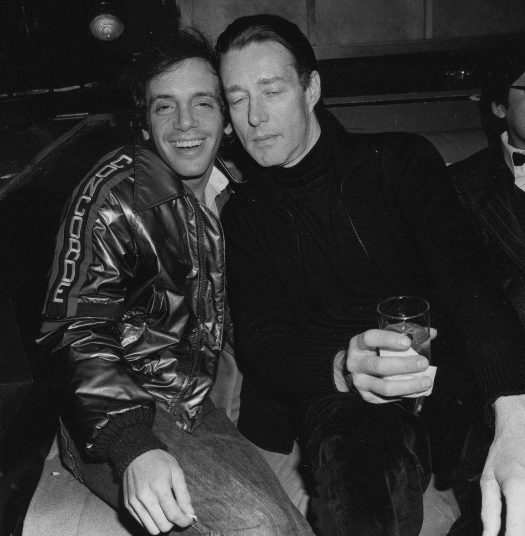 Jagger, Halston, Hugo Photos: Additional Information & Circa: Photo 1: Bianca Jagger and Halston in Japan. Photo 2, 3: Bianca Jagger and Victor Hugo. Photo 4: Bianca Jagger in Geisha costume with Halston in Japan. Photo 5: Halston