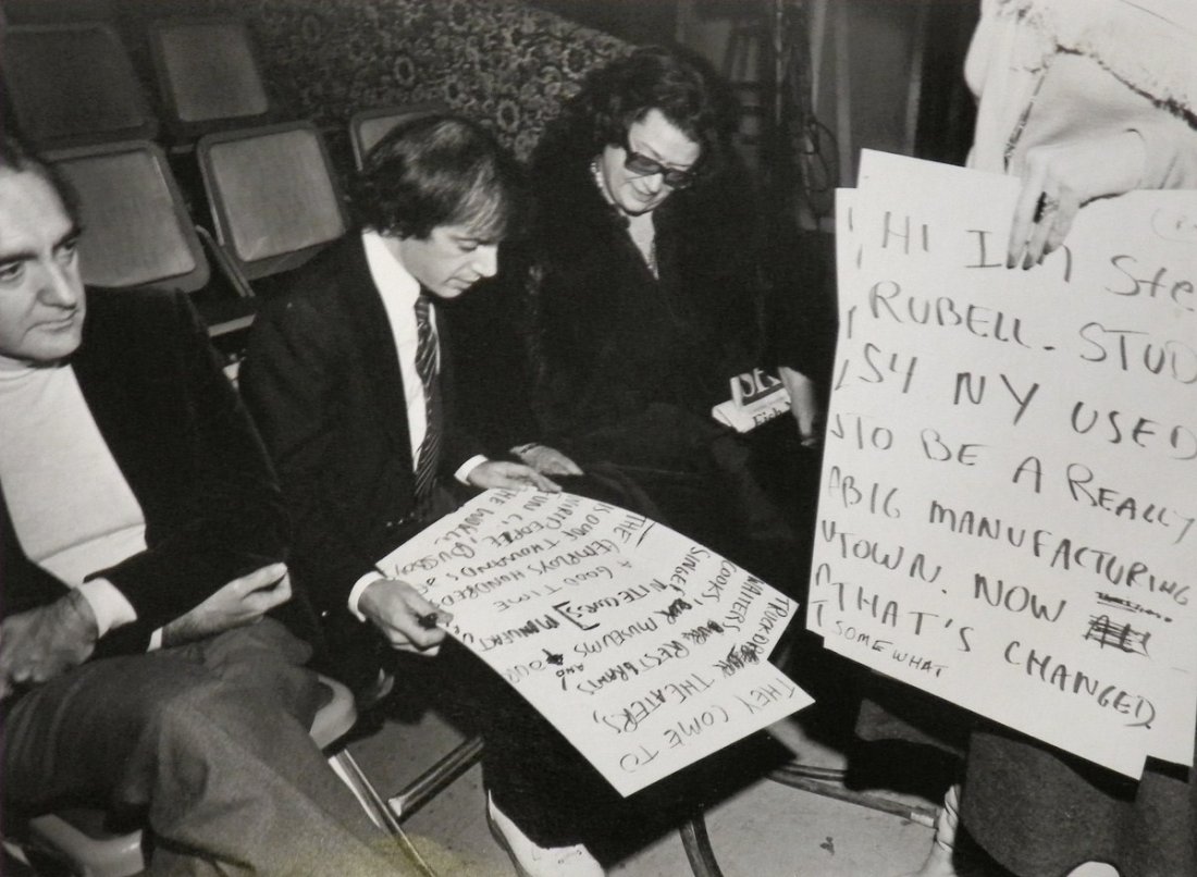 Steve Rubell Ephemera: Additional Information & Circa: Photo of Steve Rubell with Bella Abzug (Karin Epstein). Thank you letter from Vice President Hubert H. Humphrey to Steve Rubell, June 23, 1965. Thank you letter from Ho