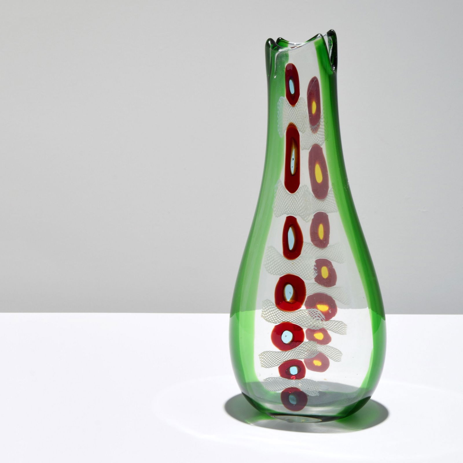 Anzolo Fuga MURRINE INCATENATE Series Vase, 17"H, Provenance Lobel Modern (1 of 8)