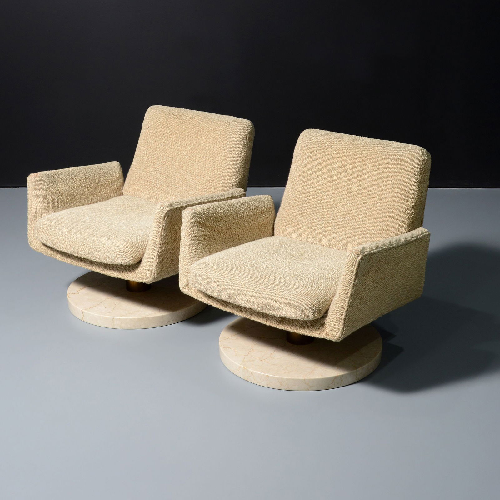 Pair of Vladimir Kagan OCCASIONAL SWIVEL Lounge Chairs (1 of 6)