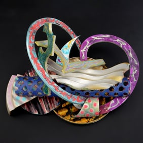 Frank Stella Wall Sculpture, 46"W