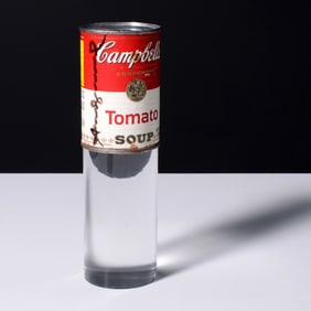 Campbell's Soup Can, Signed Andy Warhol