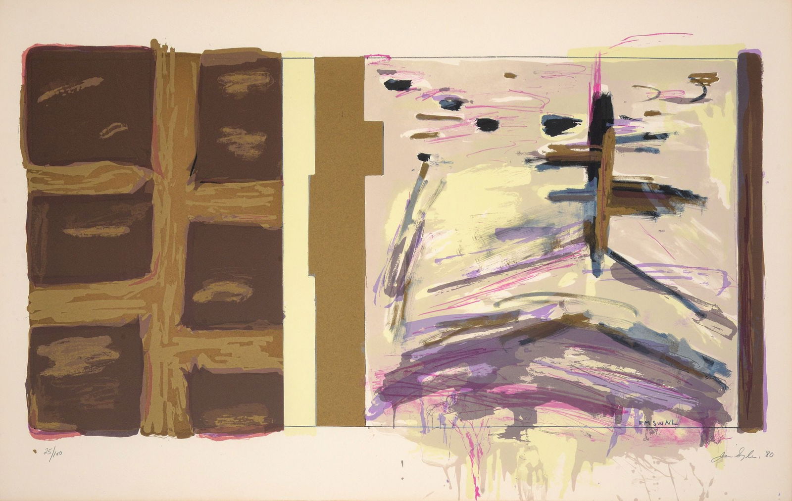 Joan Snyder FMSWNL Lithograph (1 of 9)