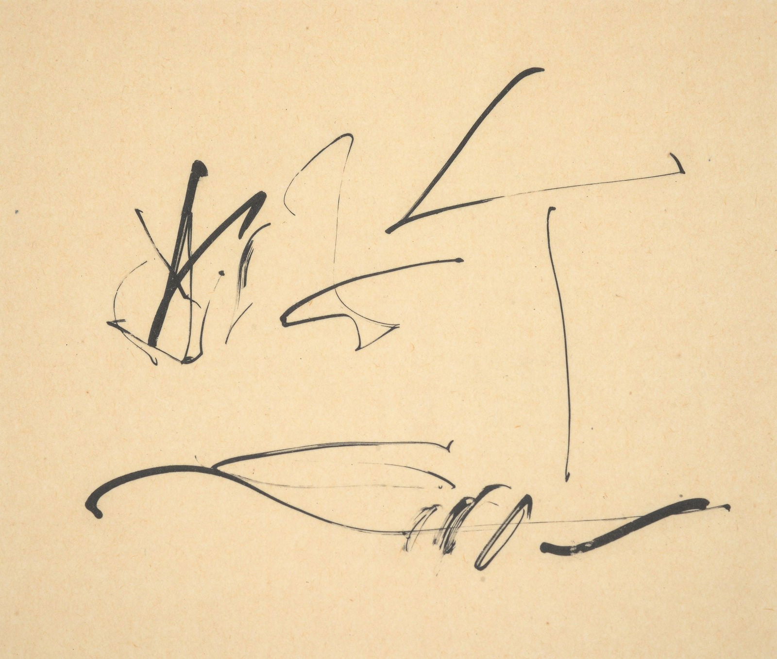 Robert Motherwell Lithograph, THREE POEMS: WIND (1 of 8)