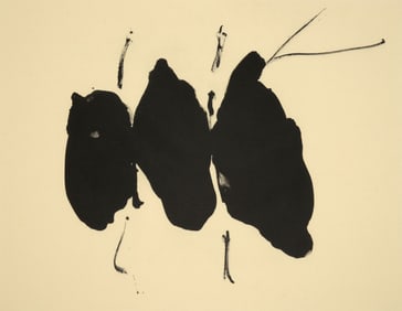 Robert Motherwell Lithograph, THREE POEMS: MEXICAN ELEGY