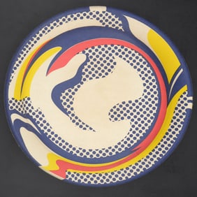 Roy Lichtenstein Paper Plate