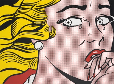 Roy Lichtenstein (After) CRYING GIRL Exhibition Poster