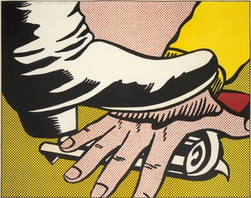 Roy Lichtenstein FOOT & HAND Lithograph