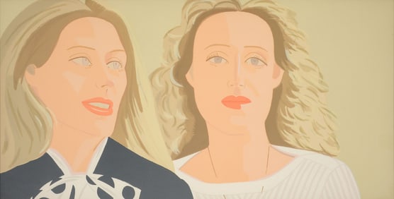 Alex Katz JULIA & ALEXANDRA Screenprint, 73"W