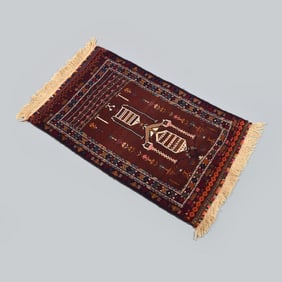 Baluch Prayer Carpet Rug, 50"L - Mezzanine Gallery Shop at Metropolitan Museum
