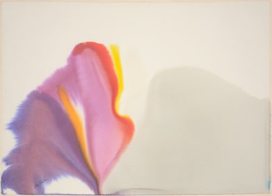 Paul Jenkins Watercolor Painting