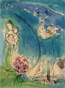 Marc Chagall PLACE DE LA CONCORDE Lithograph