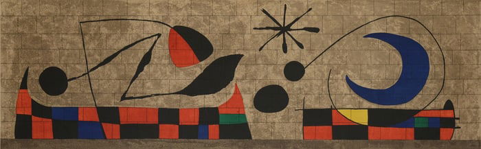Joan Miro MUR DE LA LUNE Lithograph