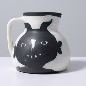 Pablo Picasso TETES Pitcher / Vessel, Madoura (A.R. 367)