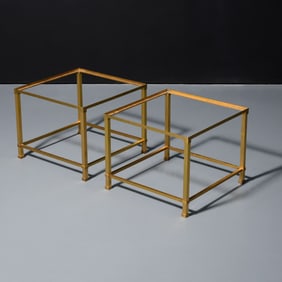 Pair of Marc du Plantier Occasional Table Bases