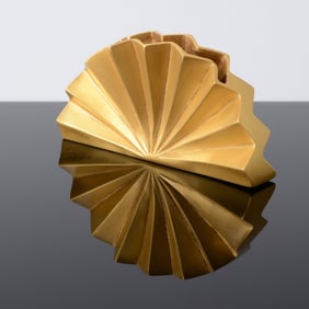 Claude Lalanne EVENTAIL Bronze Vase / Sculpture, Petite Form