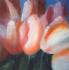 Ross Bleckner 6 TULIPS Pigment Print