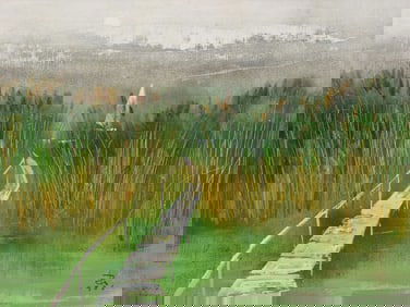 Geza Pogany Landscape Painting