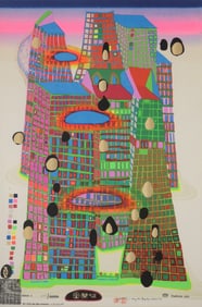 Friedensreich Hundertwasser GOOD MORNING CITY Screenprint