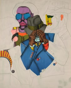 Richard Lindner NEW YORK MEN Lithograph