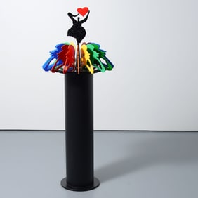 Rotraut TRUE LOVE Sculpture, 64"H