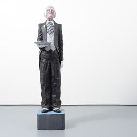 Jack Dowd Butler Sculpture, 67"H