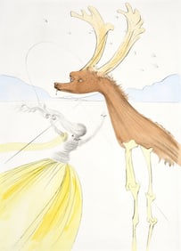 Salvador Dali NAPHTALI (12 TRIBES OF ISRAEL) Etching