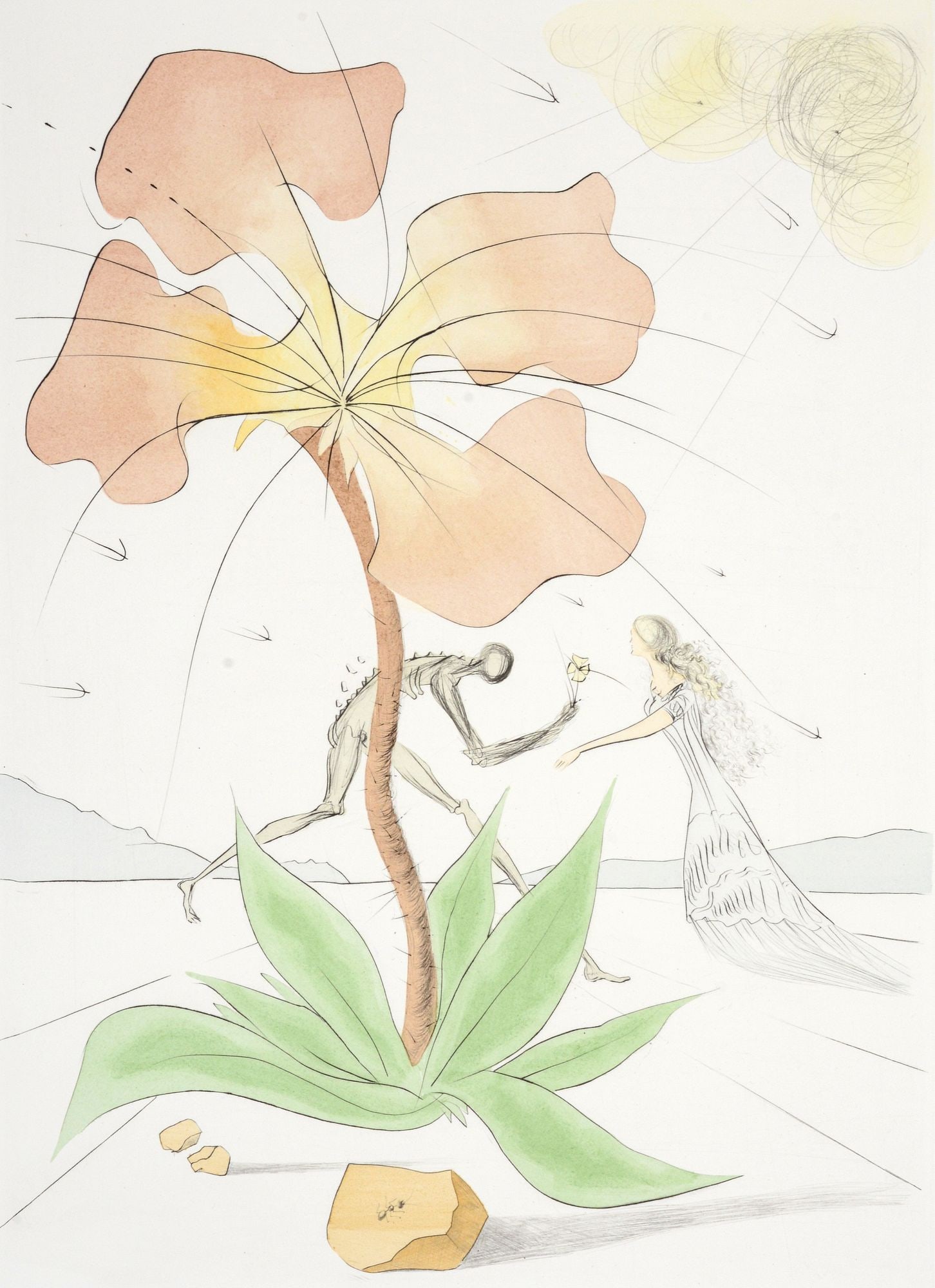 Salvador Dali REUBEN (12 TRIBES OF ISRAEL) Etching (1 of 7)