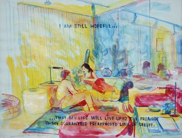 David Kramer Ink Painting