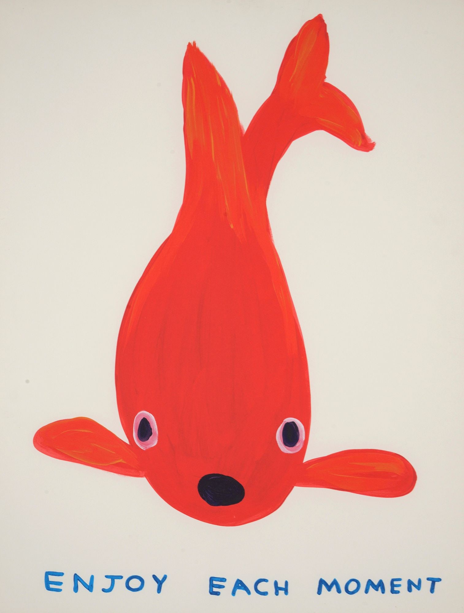 David Shrigley ENJOY EACH MOMENT Screenprint (1 of 7)